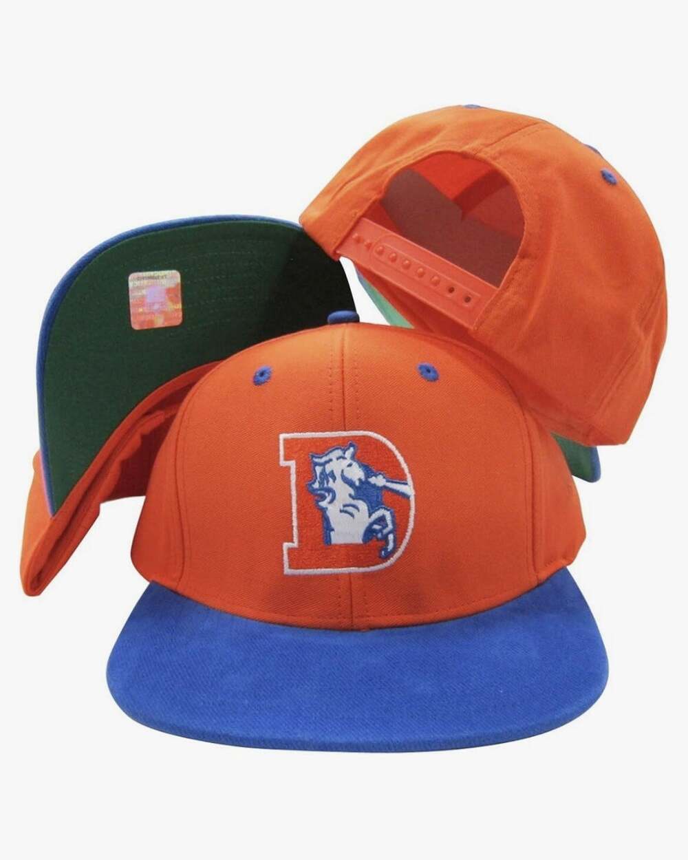 Vintage Denver Broncos 1990s Primary Logo Adjustable Snapback Cap / Hat - NWT